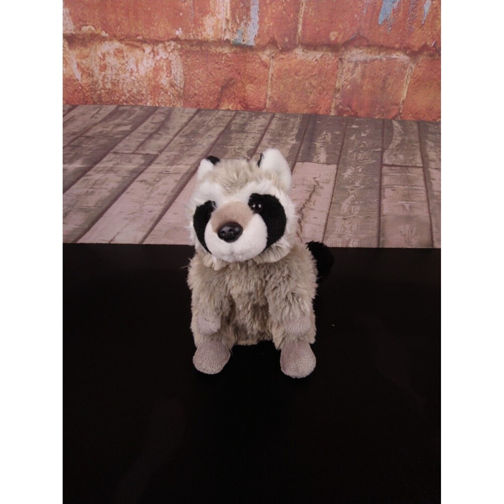 Wild Republic Raccoon Fuzzy Soft 7" Plush Stuffed Animals Cuddlekins